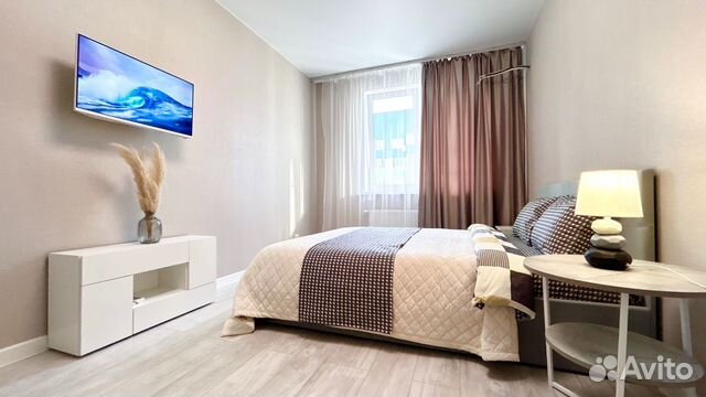 

1-к. квартира, 44 м², 2 кровати