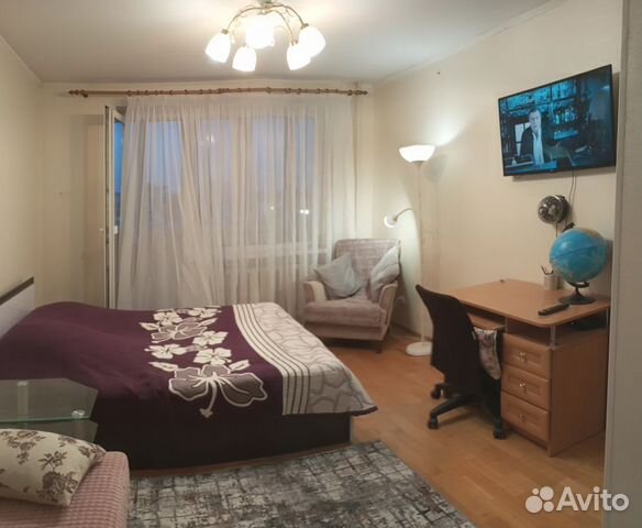 

1-к. квартира, 35 м², 2 кровати
