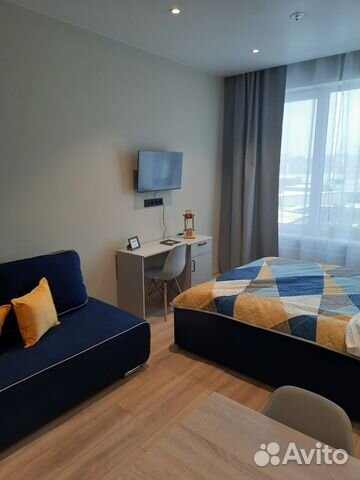 

Квартира-студия, 26 м², 2 кровати