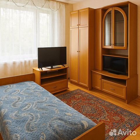 

1-к. квартира, 30 м², 3 кровати
