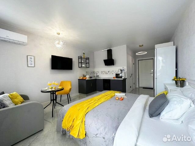 

Квартира-студия, 35 м², 2 кровати