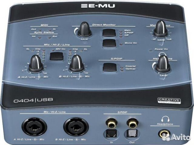 Звуковая карта Creative Professional E-MU 0404 USB