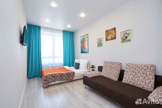 

1-к. квартира, 36 м², 2 кровати
