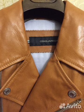 Куртка Dsquared2 кожаная Куртка Dsquared2 кожаная