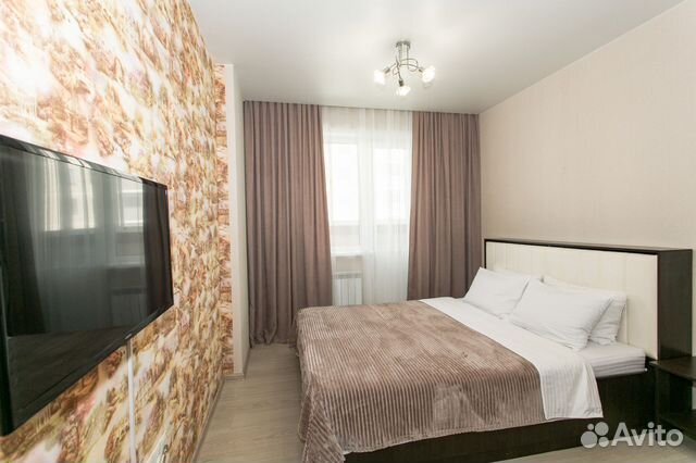 

1-к. квартира, 44 м², 2 кровати
