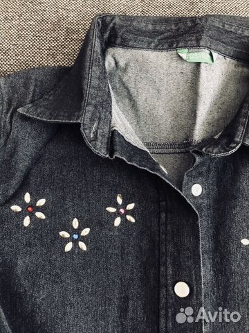 Рубашка для девочки Benetton,новая