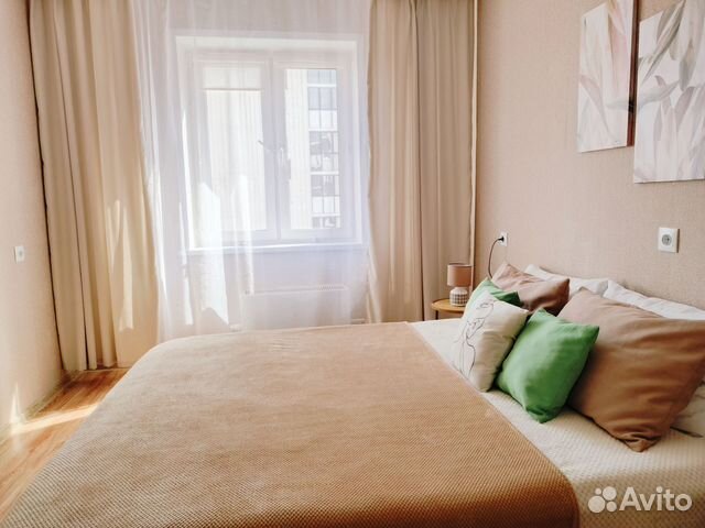 

1-к. квартира, 52 м², 3 кровати