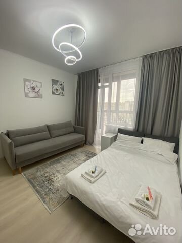 

Квартира-студия, 24 м², 2 кровати