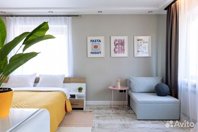

Квартира-студия, 32 м², 2 кровати