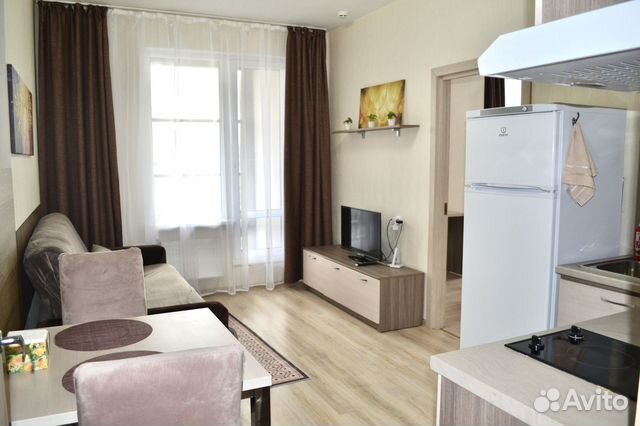 

1-к. квартира, 39 м², 2 кровати