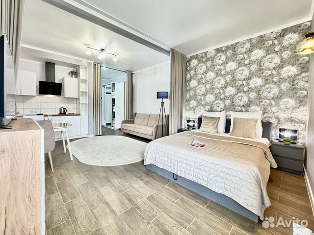 

Квартира-студия, 44 м², 2 кровати