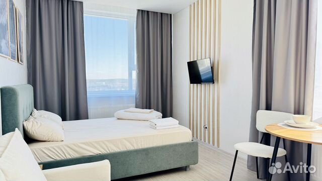 

Квартира-студия, 34 м², 2 кровати