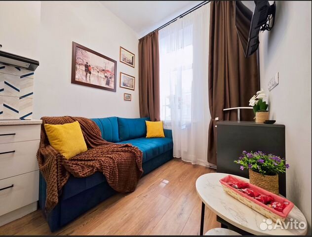 

Квартира-студия, 16,2 м², 2 кровати