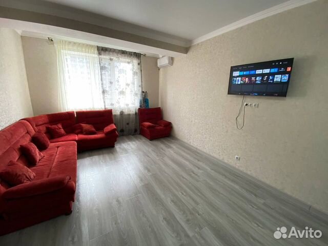 

1-к. квартира, 56 м², 2 кровати