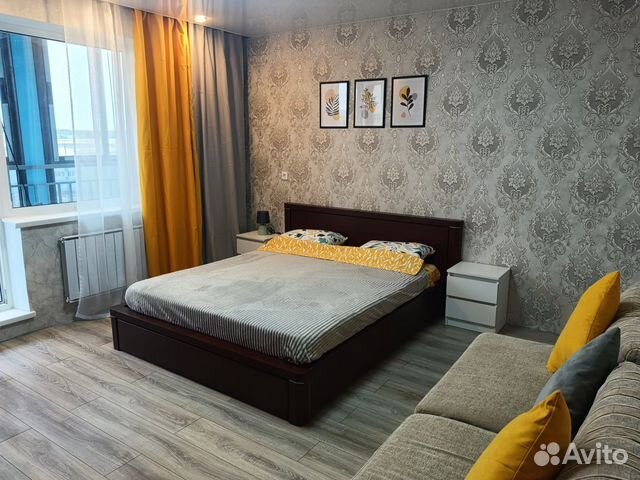 

1-к. квартира, 37 м², 2 кровати