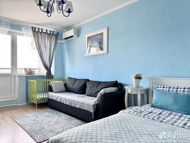 

1-к. квартира, 39 м², 3 кровати