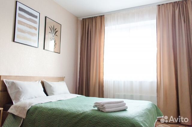 

1-к. квартира, 42 м², 2 кровати
