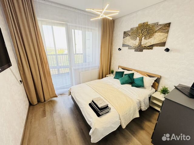 

1-к. квартира, 45 м², 2 кровати