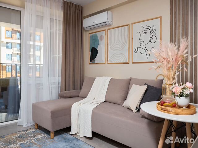 

Квартира-студия, 28 м², 2 кровати