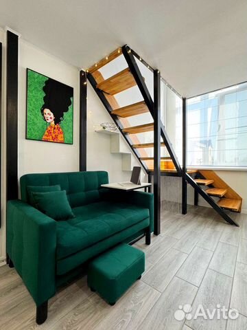 

Квартира-студия, 32 м², 2 кровати