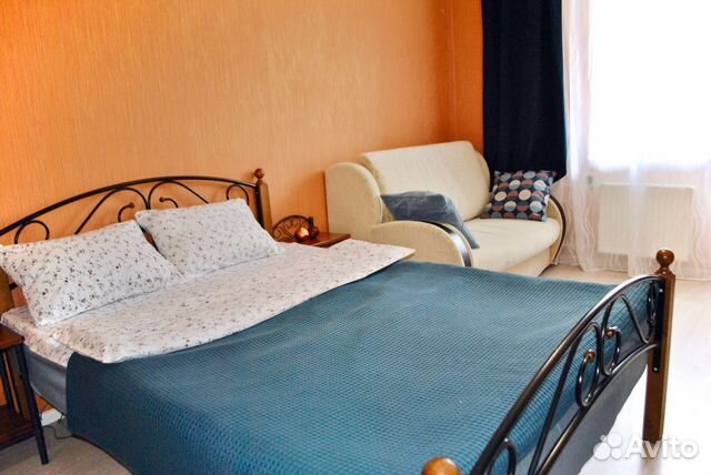 

Квартира-студия, 27 м², 2 кровати