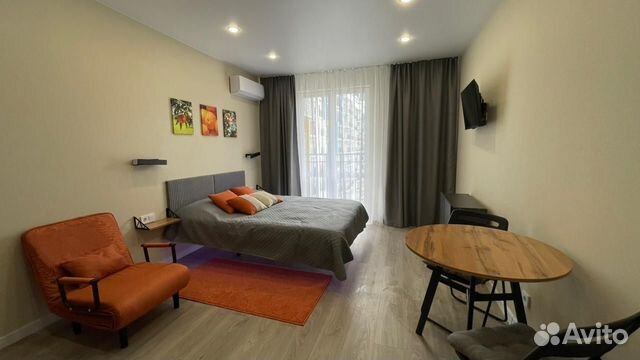 

Квартира-студия, 25 м², 2 кровати