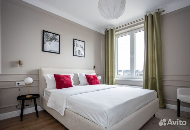 

1-к. квартира, 45 м², 2 кровати