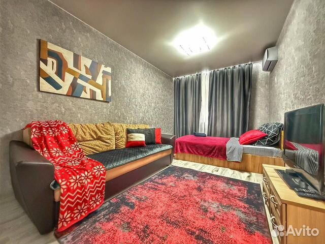 

1-к. квартира, 40 м², 3 кровати