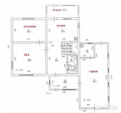 Дом 270 м² на участке 10 сот.