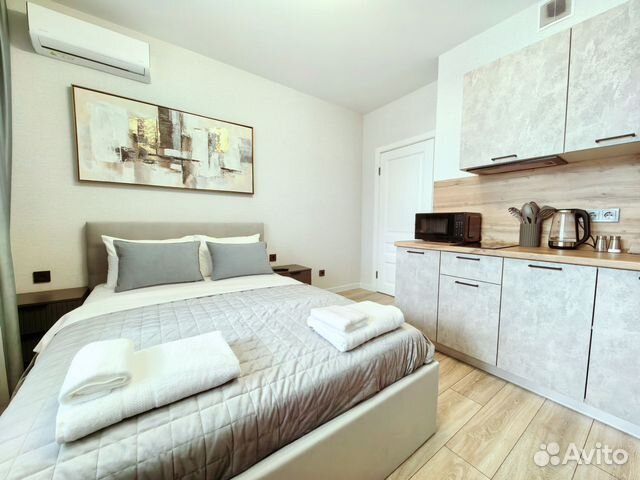 

Квартира-студия, 27 м², 2 кровати
