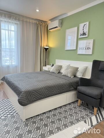 

1-к. квартира, 42 м², 2 кровати
