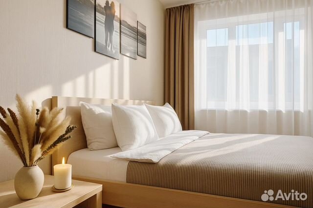 

1-к. квартира, 39 м², 2 кровати