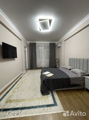 

1-к. квартира, 55 м², 2 кровати