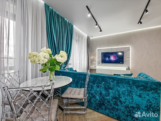 

1-к. квартира, 40 м², 2 кровати