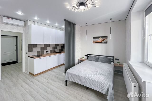 

Квартира-студия, 27 м², 2 кровати