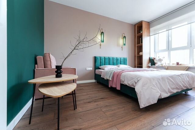 

1-к. квартира, 40 м², 2 кровати