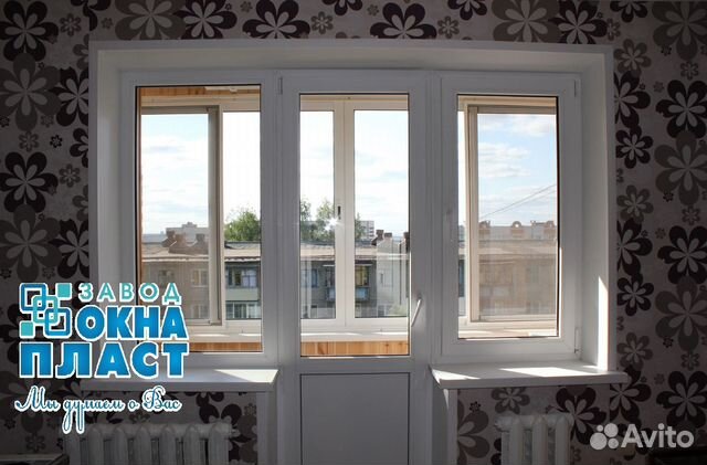 Балконный блок Rehau 3х камерный 3050*2080 Балконный блок Rehau 3х камерный 3050*2080