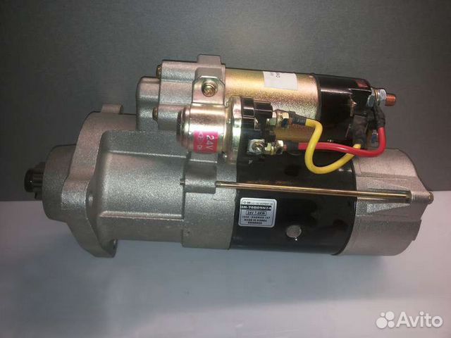 стартер на daewoo novus de08tis. стартер doosan 300 lca. стартер 65. стартер 65. 26201-7075a.