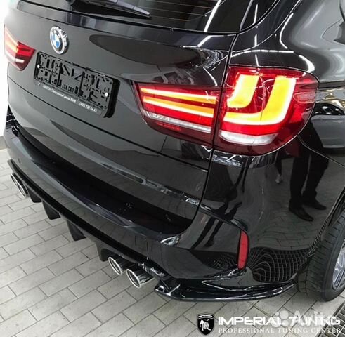 Тюнинг BMW X5 F85 карбоновый диффузор