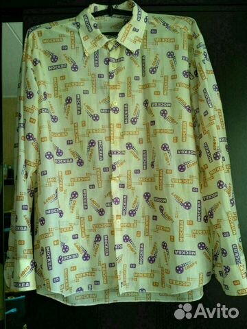 Эксклюзивная рубашка Москва Олимпиада 80