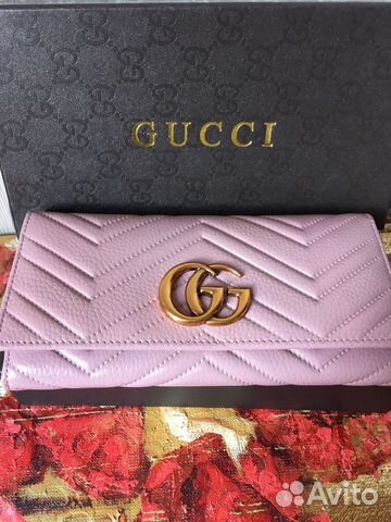 Кошельки Gucci кожа новые