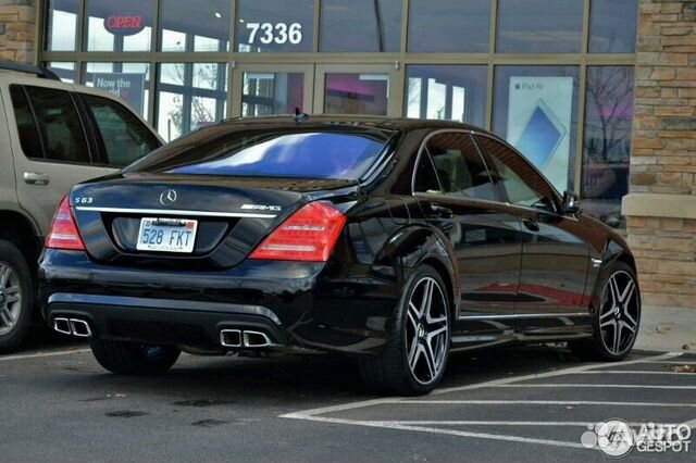 Задний бампер на Mercedes S-class w221 AMG 6.3