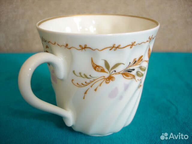 Кофейная фарфоровая чашка лфз СССР Кофейная фарфоровая чашка лфз СССР