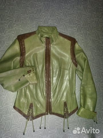 Новая итальянская кожаная куртка 44-46 р. (М) Новая итальянская кожаная куртка 44-46 р. (М)