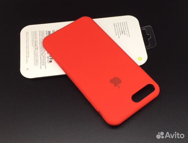 iPhone 8 Plus Silicon Case AAA Red Красный айфон 8
