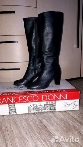 Сапоги демисезон Francesco Donni, р.39, кожа Сапоги демисезон Francesco Donni, р.39, кожа