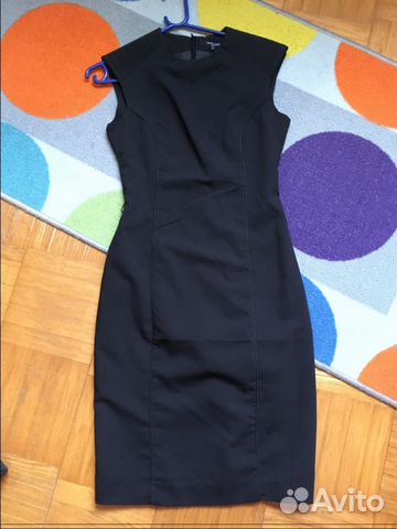 Офисное новое платье чёрное Офисное новое платье чёрное