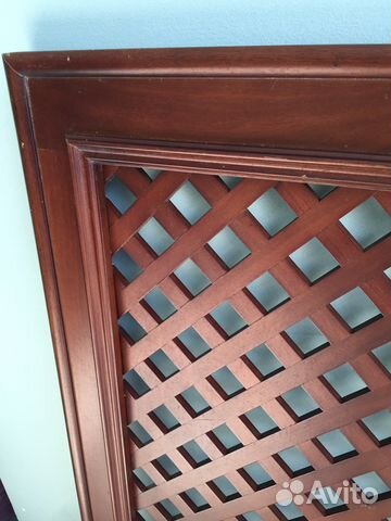 Экран для батареи, массив вишни, Италия,б/у