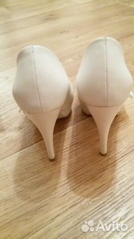 Туфли свадебные белые