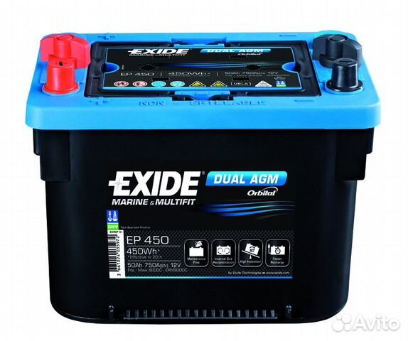 Аккумуляторы AGM exide start-stop